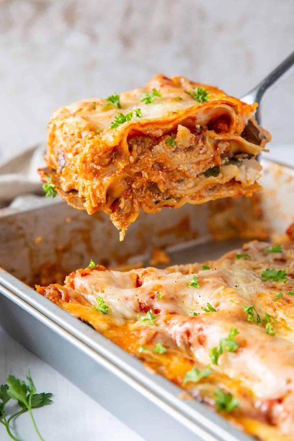 Meal prep lasagne