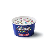 Smarties mini ice cream pot